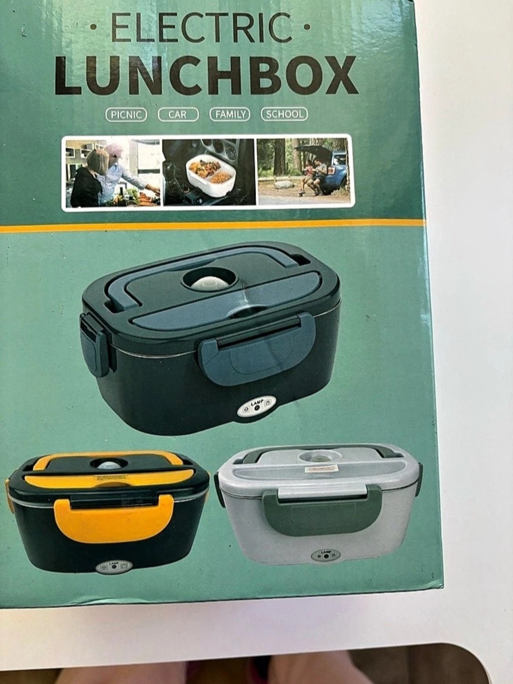Lunch Box Electric Lunch Box Green